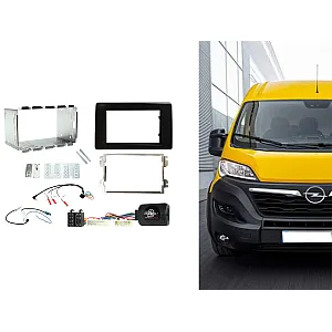 CTKRT19 Vauxhall / Opel Movano 2020> Double Din Car Stereo Fascia Fitting Kit