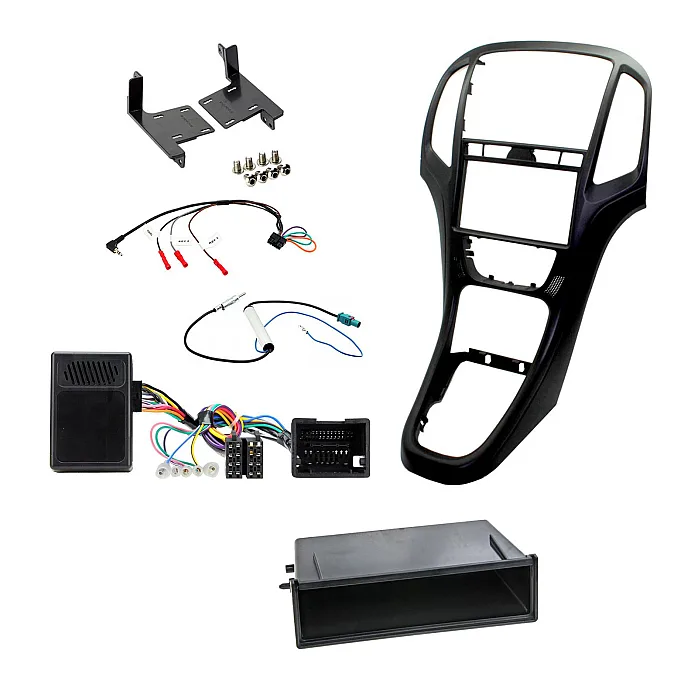 Connects2 CTKVX04 - Vauxhall Astra 2010 - 2015 Single Din Stereo Fascia Fitting Kit Pearl Black