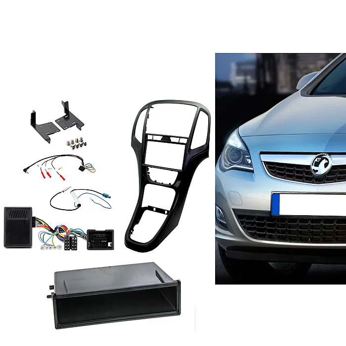 Connects2 CTKVX04 - Vauxhall Astra 2010 - 2015 Single Din Stereo Fascia Fitting Kit Pearl Black