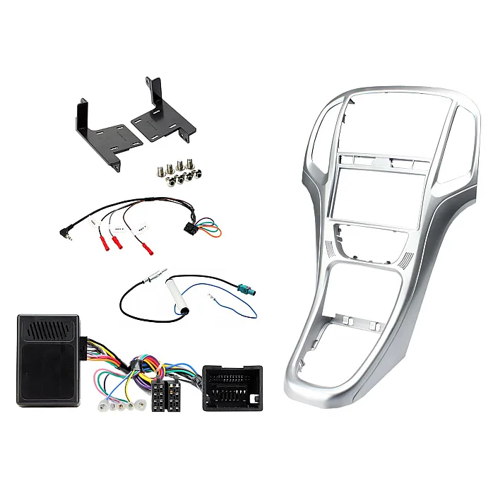 Connects2 CTKVX05 Vauxhall Astra 2010-2015 Silver Double Din Stereo Fitting Kit