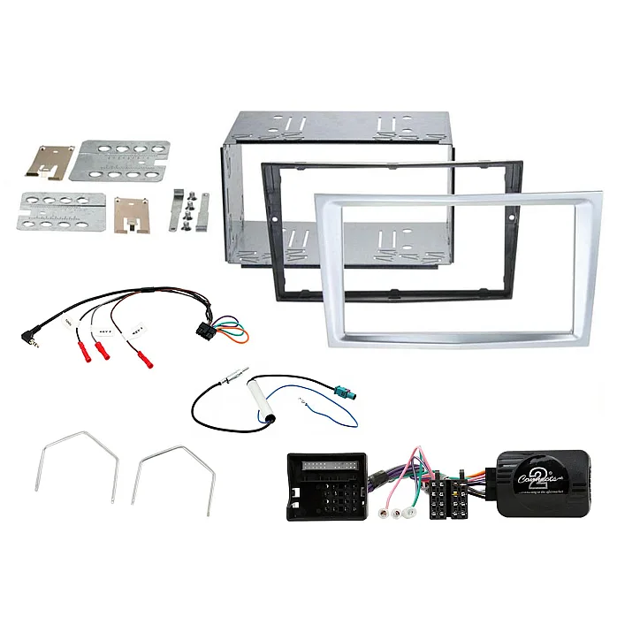 CTKVX10 Vauxhall Astra, Antara, Zafira ( Matt Chrome ) Double Din Car Stereo Fitting Kit