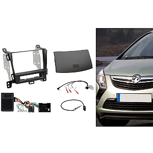 CTKVX20 Vauxhall Zafira Tourer 2012-2016 (Black) Double Din Car Stereo Fitting Kit