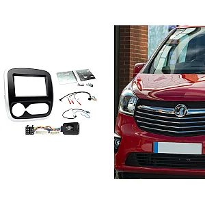 CTKVX51 Vauxhall / Opel Vivaro 2014 Onwards Double Din Car Stereo Fascia Fitting Kit