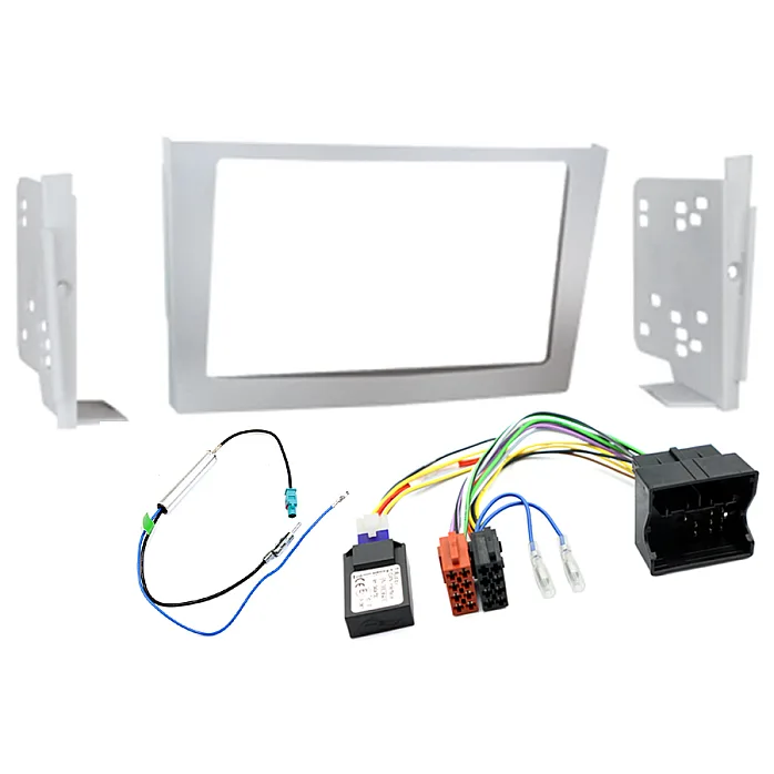 InCarTec FK-613/S Holden Double Din Stereo Upgrade Fitting Kit with CAN ignition (MATT SILVER)