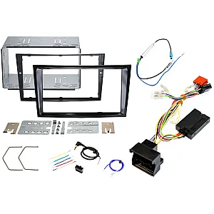 InCarTec FK-8415-C Vauxhall Corsa D Piano Black Double Din Stereo Fitting Kit