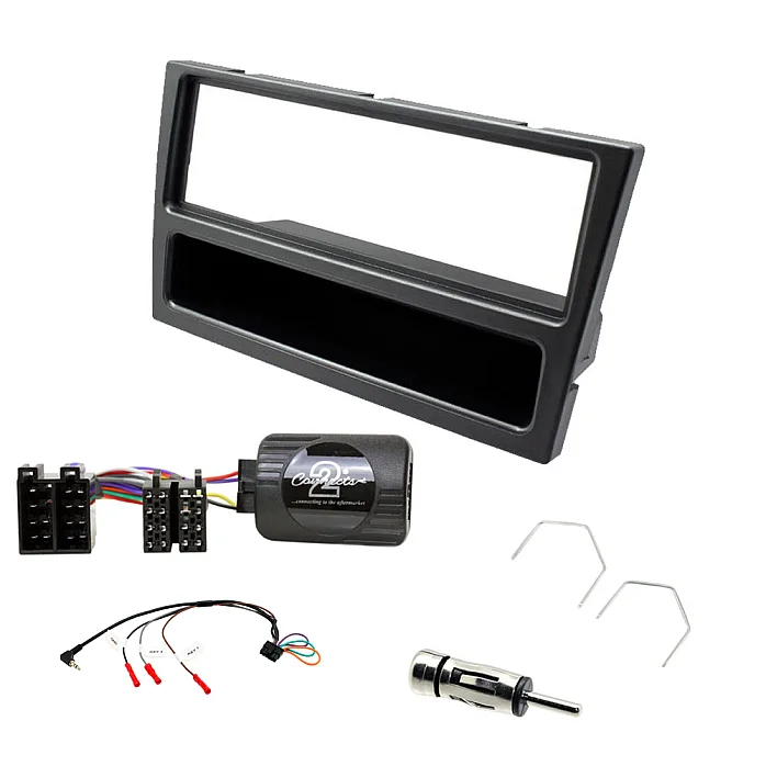Vauxhall Agila, Omega, Vectra Car CD Stereo Fitting Kit, Gun metal Fascia, Steering Stalk Control
