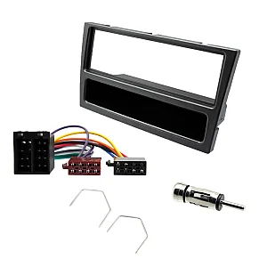 Vauxhall Agila, Corsa, Meriva, Omega, Vectra, Vivaro Car CD Stereo Fascia Fitting Kit Gun Metal