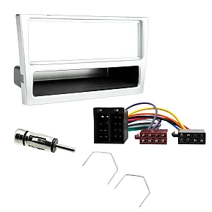Vauxhall Agila, Corsa, Meriva, Omega, Vectra, Vivaro Car CD Stereo Fascia Fitting Kit Silver