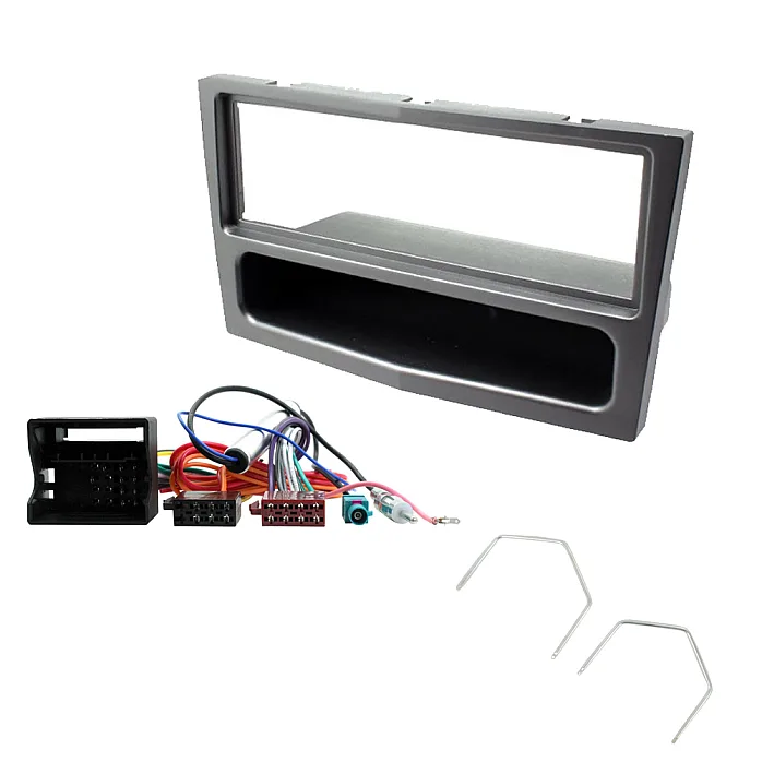 Vauxhall Antara, Astra, Corsa, Zafira Car CD Stereo Fascia Surround Fitting Kit (Matte Chrome)