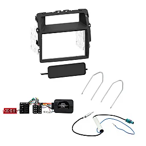 Vauxhall Vivaro 2011-2013 Double Din Car CD Stereo Fitting Kit, Fascia Stalk, Aerial Adaptor