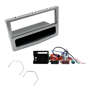 Vauxhall Astra H, Corsa D, Zafira B Car CD Stereo Matt Chrome Fascia Wiring Aerial Fitting Kit