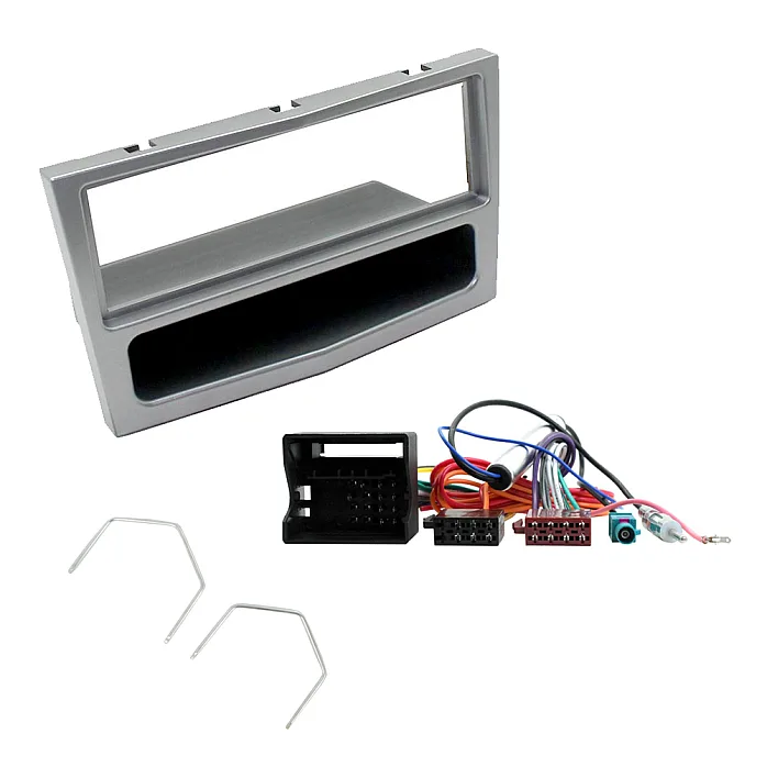 Vauxhall Astra H, Corsa D, Zafira B Car CD Stereo Matt Chrome Fascia Wiring Aerial Fitting Kit