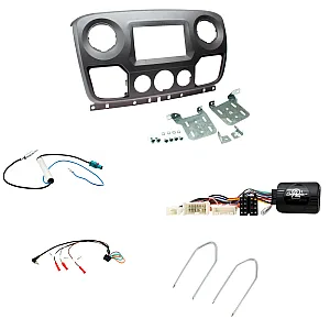 Vauxhall Movano 2010 - 2017 Type 6 Double Din Fascia / Steering / Antenna Fitting Kit