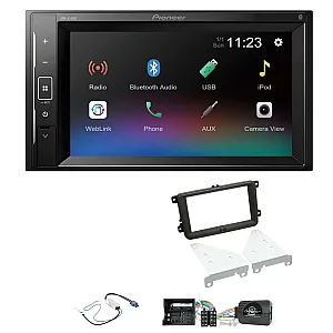 VW Beetle, Caddy, Jetta, Sharan, T-6 Pioneer 6.2" Screen Bluetooth iPod iPhone Stereo Upgrade Kit