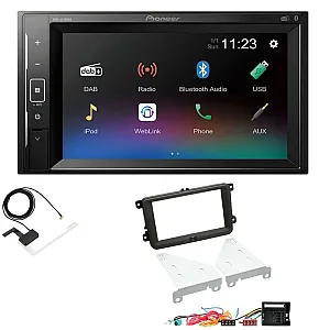Volkswagen Caddy, Eos, Fusca, Golf, Jetta, Magotan DAB Digital Radio 6.2" Screen Bluetooth Stereo Upgrade Kit