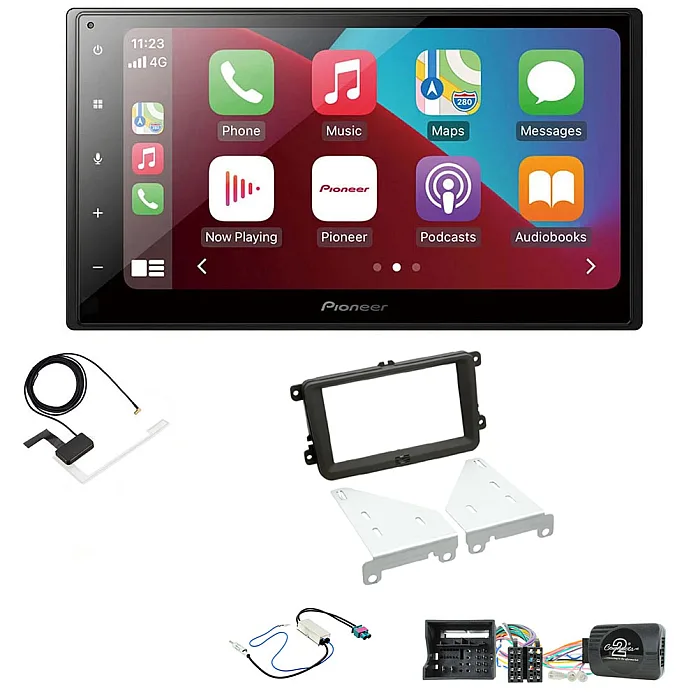 VW Beetle, Caddy, Jetta, Sharan, T-6 Pioneer 6.8" Apple CarPlay DAB Stereo Upgrade Kit