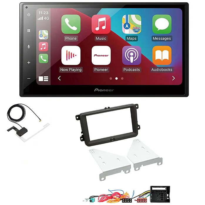 Volkswagen Touran, Transporter, Vento Pioneer 6.8" Apple CarPlay DAB Stereo Upgrade Kit