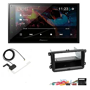 Volkswagen Pioneer 6.8" Screen iPod iPhone Bluetooth WebLink USB DAB Radio Upgrade Kit