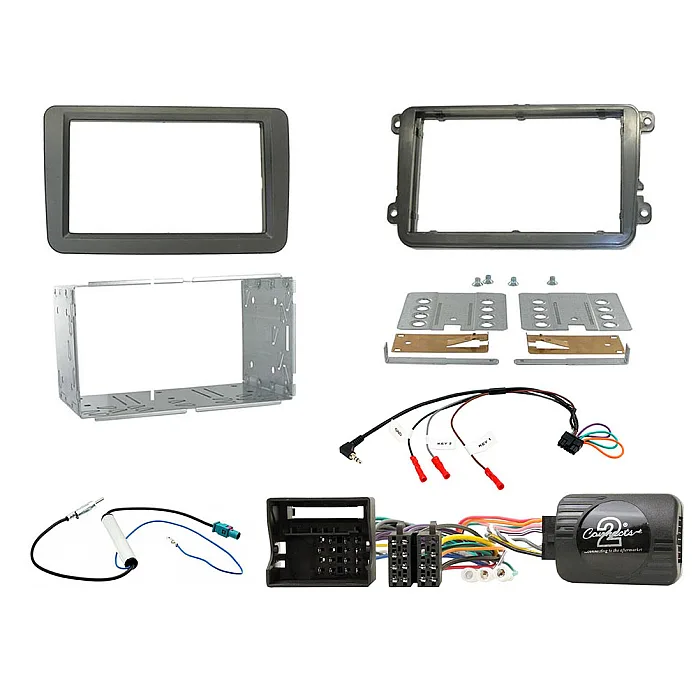 CTKVW01 VW Scirocco, Tiguan, Touran, Transporter Double Din Car Stereo Fitting Kit