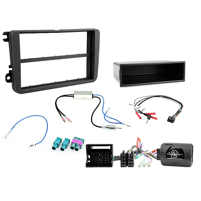 CTKVW04 VW Amarok, EOS, Golf, Jetta, Polo Car Stereo Fitting Kit Fascia, Steering Control, Aerial