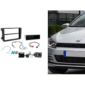 CTKVW04 VW Amarok, EOS, Golf, Jetta, Polo Car Stereo Fitting Kit Fascia, Steering Control, Aerial