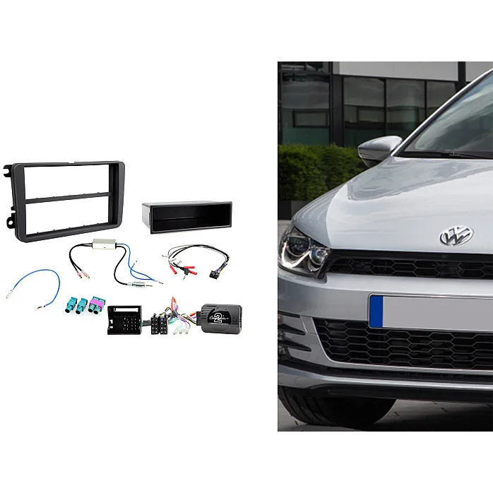 CTKVW04 VW Amarok, EOS, Golf, Jetta, Polo Car Stereo Fitting Kit Fascia, Steering Control, Aerial