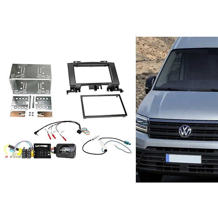 Connects2 CTKVW10 Volkswagen Crafter 2014-2017 Double Din Car Stereo Fascia Fitting Kit