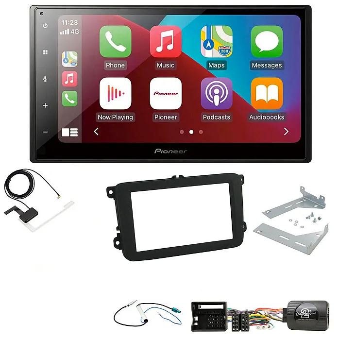 Volkswagen Scirocco, Tiguan, Touran, Vento Pioneer 6.8" Apple CarPlay DAB Stereo Upgrade Kit