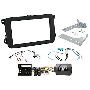VW Caddy (2004 - 2015) Facelift and Pre Facelift Double Din Stereo Fascia Fitting Kit