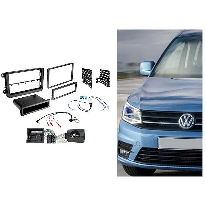 CTKVW23 Volkswagen Single / Double Din Car Stereo Fascia Fitting Kit