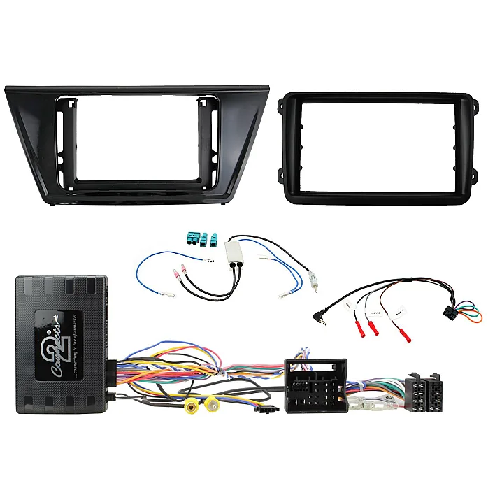 Connects2 CTKVW48 VW Touran 2016> Double Din Car Stereo Fascia Fitting Kit