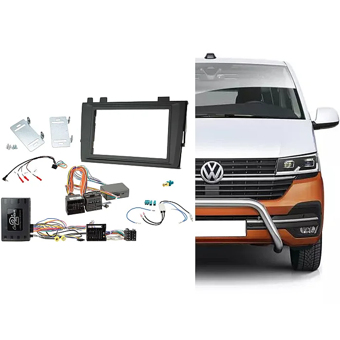 Connects2 CTKVW50 VW Transporter T6.1 Double Din Car Stereo Fascia Fitting Kit