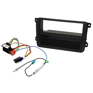 Volkswagen Single DIN Car Stereo Upgrade Fitting Kit (Without SWC) Single Fakra