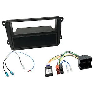 Volkswagen Single / Double DIN Car Stereo Upgrade Fitting Kit (Without SWC) Twin Fakra (RCD300, RCD500)