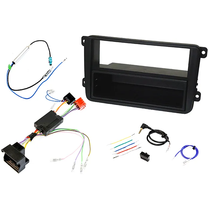 InCarTec FK-172-SWC Volkswagen Single Din Stereo Upgrade Fitting Kit