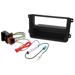 Volkswagen Single/Double DIN Car Stereo Upgrade Fitting Kit (Hardwire Ignition)