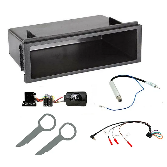VW Golf Mk IV (1999-2003) Car CD Stereo Fitting Kit Single Din Fascia, Steering Stalk Adaptor