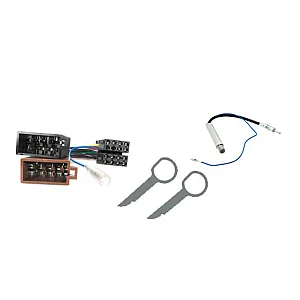Seat Ibiza, Cordoba Single / Double Din Car Stereo Wiring ISO, Antenna Fitting Kit