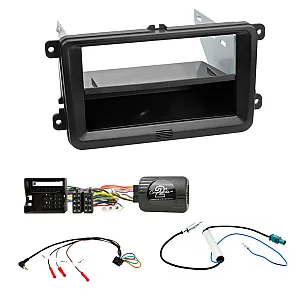 VW Caddy, EOS, Golf, Passat, Touran Double/Single din Car Stereo Fascia Fitting Kit