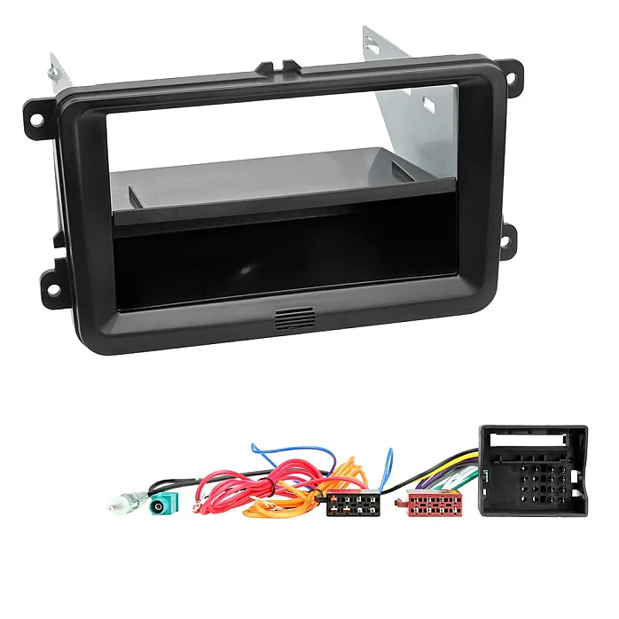 VW Scirocco, Touran, Vento Single/Double Din Car Stereo Fascia Wiring Fitting Kit