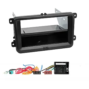 VW Passat Single/Double Din Car Stereo Fascia, Wiring Fitting Kit