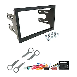 VW Transporter T5 (2006-2009) RCD200 Stereo Double Din Fascia, Wiring ISO & Aerial Fitting Kit 
