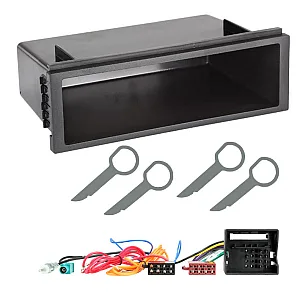 VW Transporter T5 2007> Car Stereo Fitting Kit Pocket Tray, Wiring Harness, Aerial Adaptor