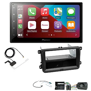 VW Transporter T6 2015-2019 Pioneer SPH-DA160DAB 6.8" Bluetooth Apple CarPlay DAB Stereo Upgrade Kit