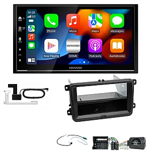 VW Transporter T6 2015-2019 Kenwood Wireless Apple CarPlay Stereo Upgrade Kit