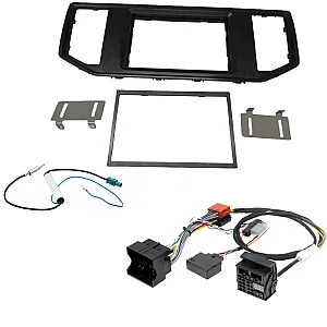 Volkswagen Crafter 2nd Gen 2017 > Double Din Fascia / Harness / Antenna Adaptor Fitting Kit