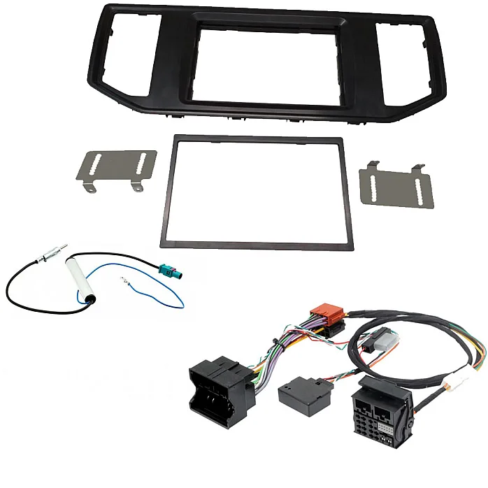 Volkswagen Crafter 2nd Gen 2017 > Double Din Fascia / Harness / Antenna Adapter Fitting Kit