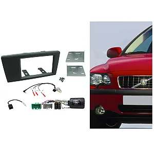 Connects2 CTKVL01- Volvo S60, V70 2000-2004 Double Din Car Stereo Fascia Fitting Kit