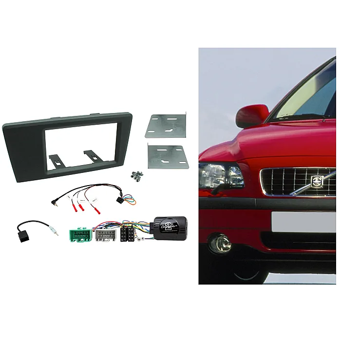 Connects2 CTKVL01- Volvo S60, V70 2000-2004 Double Din Car Stereo Fascia Fitting Kit