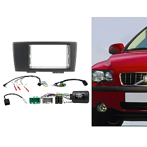 Connects2 CTKVL14 Volvo S60, V70 2000 - 2004 Double Din Car Stereo Fascia Fitting Kit - Grey